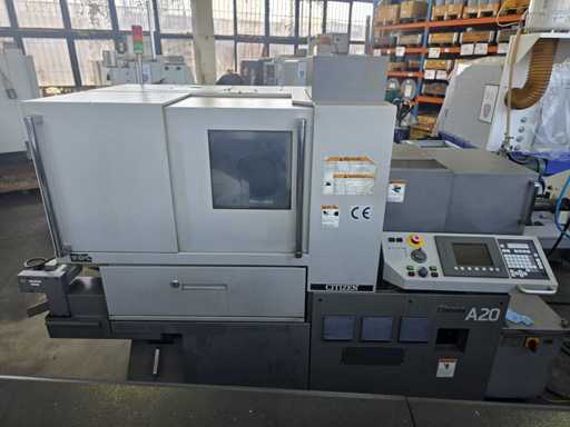 Citizen Machinery Co., Ltd. / IEMCA (Bucci Industries, Italië) - A20 VPL + Smart 320 - CNC-draaibank met schuifkop Citizen Cincom A20 VPL met IEMCA Smart 320 staafaanvoer - 2007