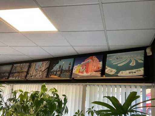 Décoration murale et horloge (7x)