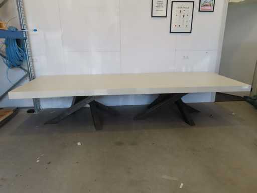 Restaurant table 384x134 cm