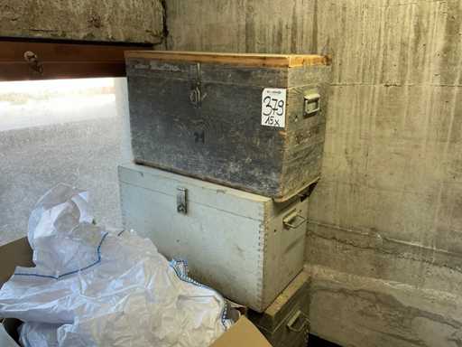 Lot de cutii de lemn (15x)