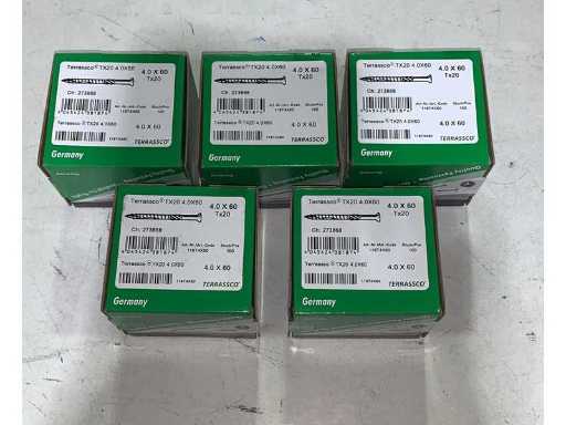 Terrasco - TX20 , 4x60mm - Viti (500x)
