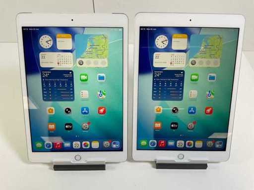 Apple iPad 8e génération 10,2" - WiFi seulement - 128 Go - Argent (2x)