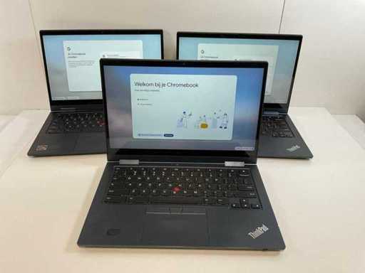 Lenovo ThinkPad C13 Yoga Gen 1 13.3”, AMD Ryzen 5 3500C with Radeon Vega Mobile Gfx, 8 GB RAM, 128 GB SSD TouchScreen ChromeBooks (3x)