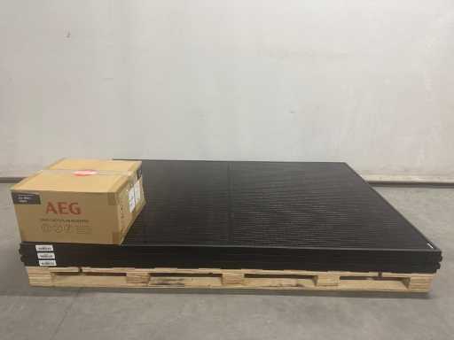 Sonnenstromfabrik - Set van 3 zonnepanelen (395 wp) met AEG 1.0k omvormer