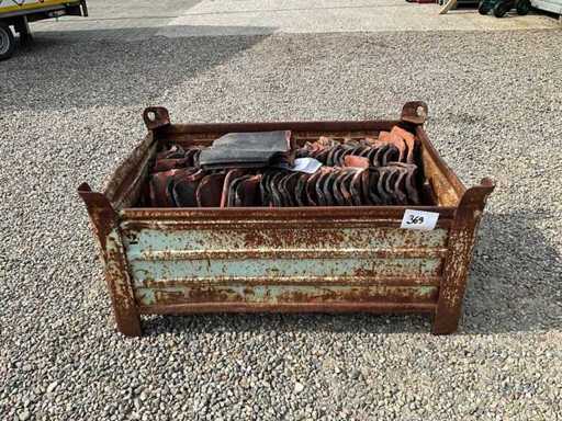 Lot dakpannen 55stuks Zwart