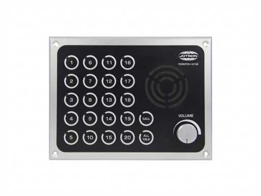 Alphatron AlphaCall PH Intercom 20 line black - 3210.1076