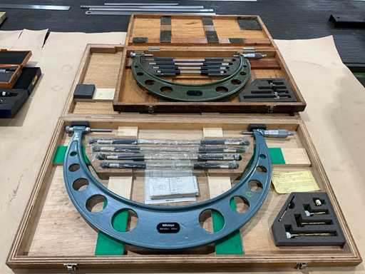 Mitutoyo Buiten Micrometer Sets (2x)