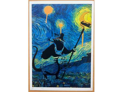 DEATH NYC : Banksy Rat & Van Gogh