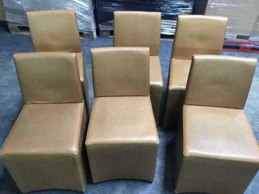 Chaise rembourrée (6x)