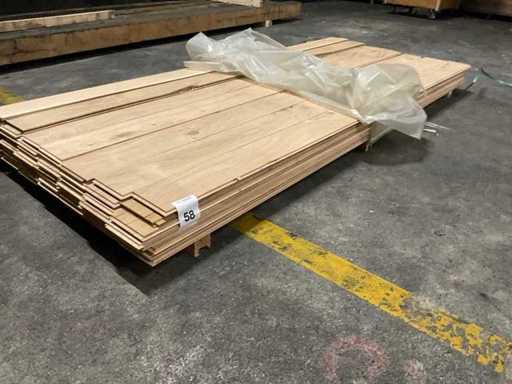 Europees eiken vellingdelen 15x140 mm (60x)