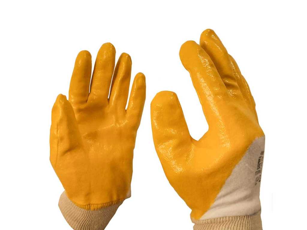 144 Pairs - Nitrile Work Gloves Nitrile Gloves Gardening Gloves 