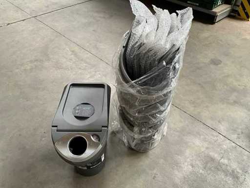 Coș de reciclare stivuit, 22,5 litri (7x)
