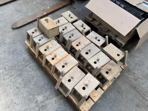 Partij vogelhuisjes - Vogelhuisjes en -badje