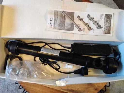 Grande lampe UV de 25 Watts pour la carpe koi.