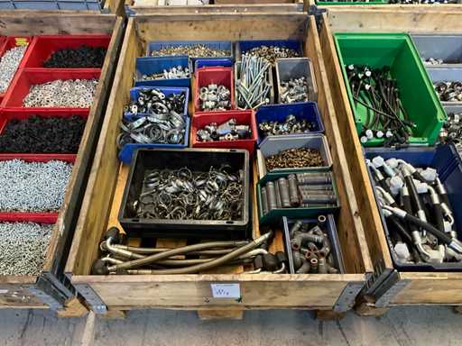 Charge von Befestigungselementen