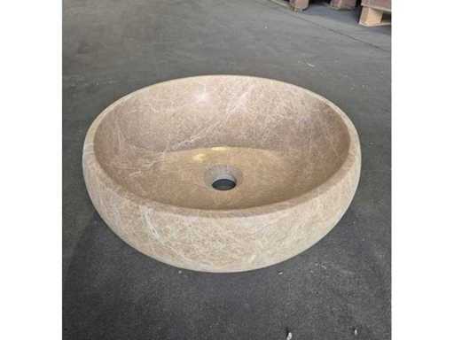 Massives Marmorbecken 42 cm.