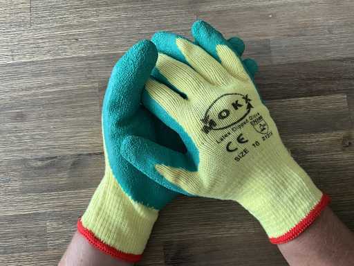 Mokx Latex dipped Werkhandschoen (120x)