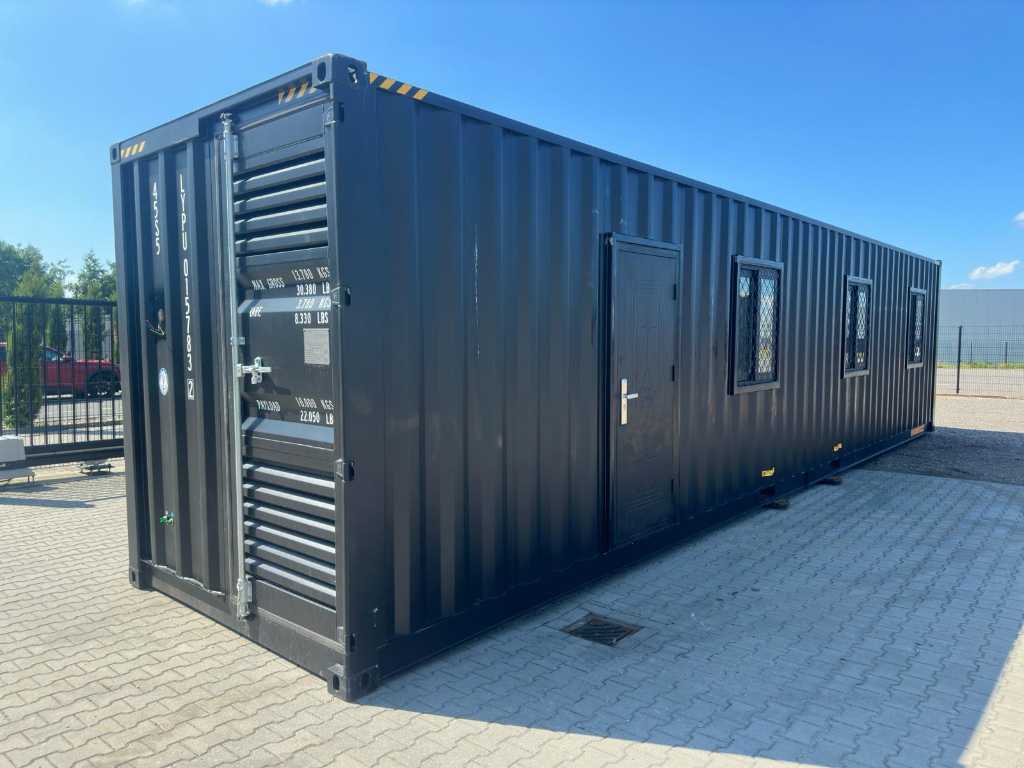 Containerwoning / container unit 40 ft HQ / 12 M Tiny house enkele woning