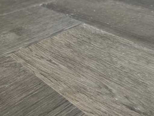 5 m2 PVC SPC click visgraat - 750 x 150 x 4 mm