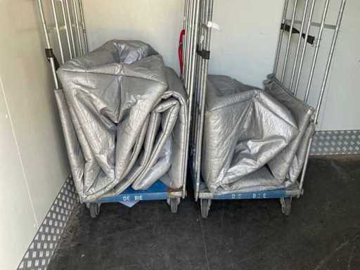 Freezer cover for roll container (12x)