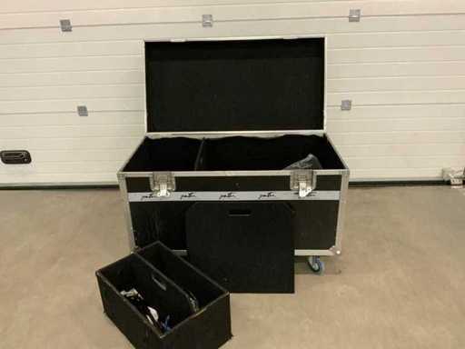 Flight case with contents