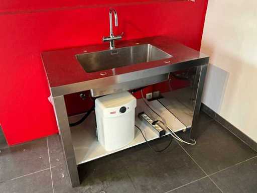 FRANKE Évier avec robinet d’eau bouillante