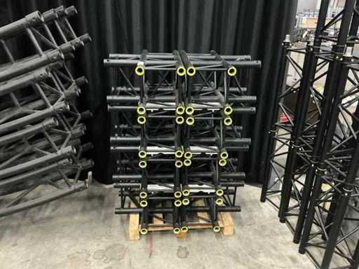 Prolyte H30V C017 Zwart Aluminium truss Hoekstuk (8x)