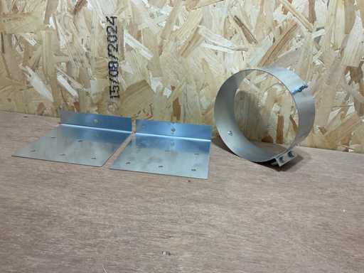 Roccheggiani DP150/SPG200 Daksteun voor hellend dak (5x)