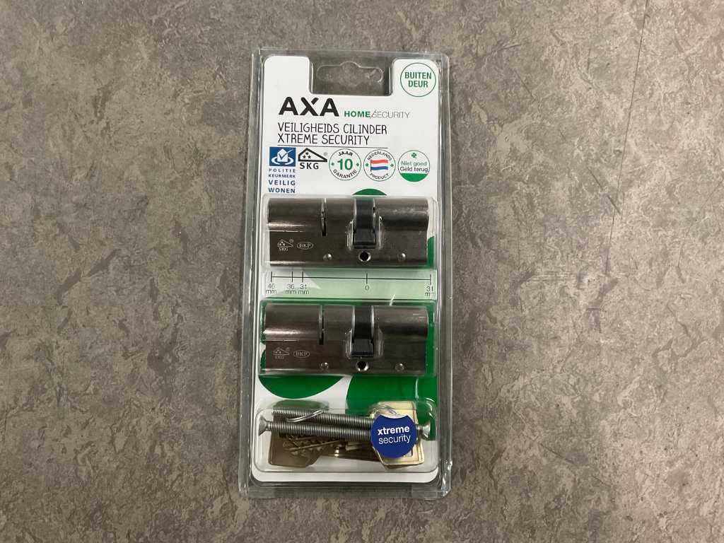 AXA - Xtreme Security 2er-Pack - Sicherheitsprofilzylinder 30/45 (3x)