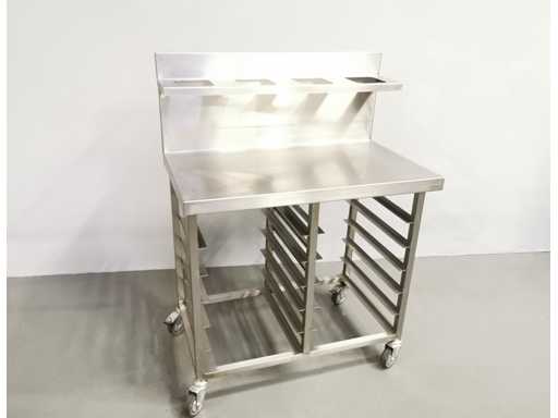 PROFFIL – Stahl – Edelstahl-Arbeitstisch