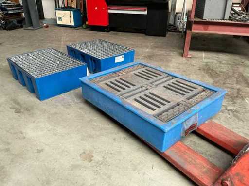 Asecos PE-systems 60 Chemicaliën lekbak (3x)