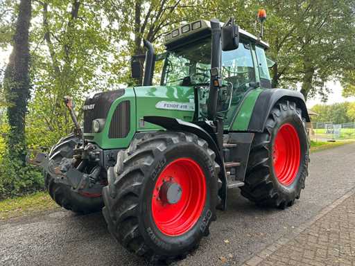 2010 Fendt 415 Vario TMS Vierwielaangedreven landbouwtractor