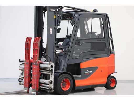 Linde - 2017 - E30HL-01/600 - Chariot élévateur, déplacement latéral, positionneur de fourches, 