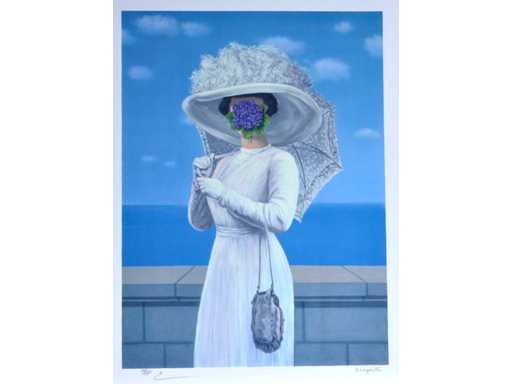 René Magritte (naar) - La grande guerre - litho