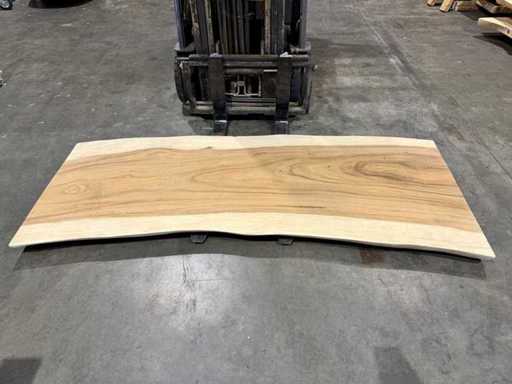 Blat de masă cu trunchi de copac Suar 240 cm.
