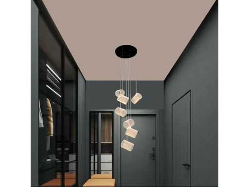 LED Pendant Lamp – 3000K Warm White – Height Adjustable – B068/7