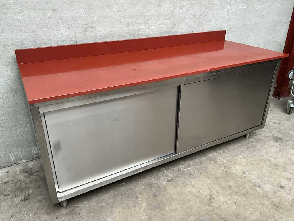 Schneidetisch aus rostfreiem Stahl