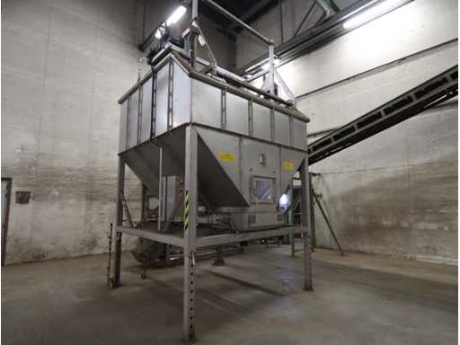 2021 Wevano special RVS invoerbunker met kantelinrichting