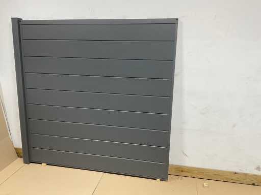 Paravan de gr?din? din aluminiu - Antracit - 181,5x181,5 cm