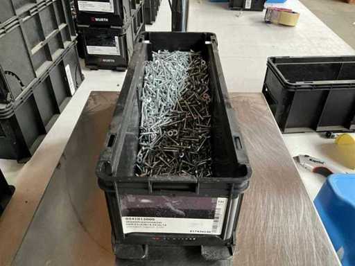 Würth 6.14kg Chipboard screw 4.5x30/19 in stackable bin