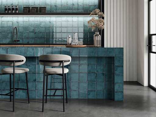 Italian tiles and parquet