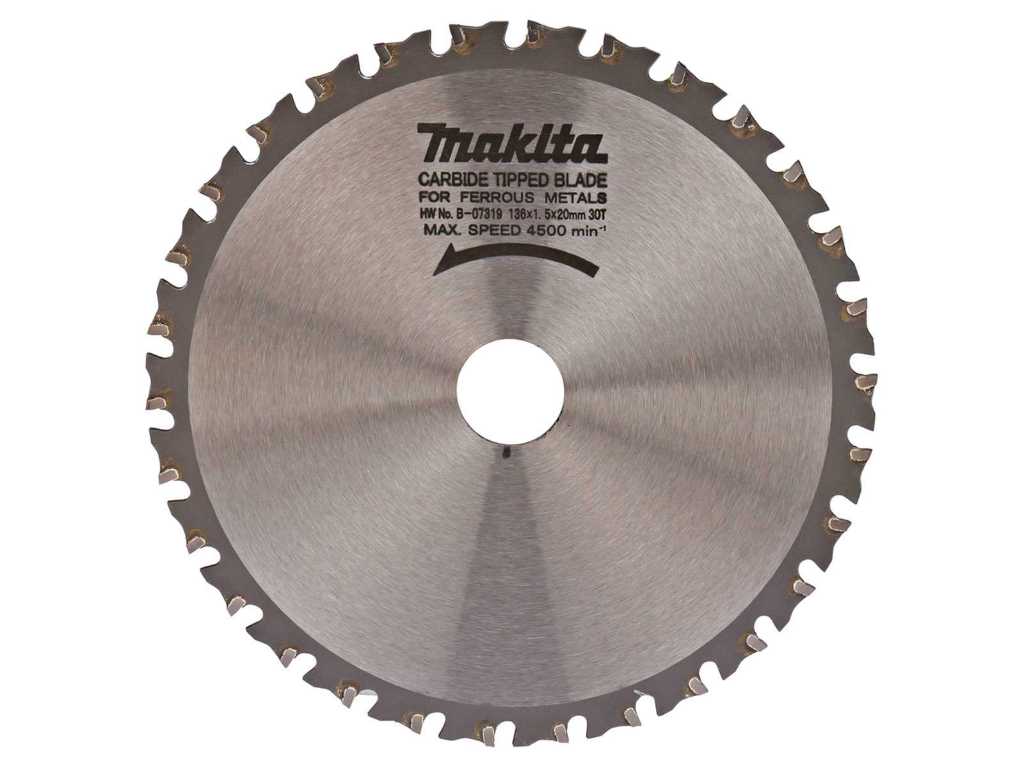 Makita - B-07319 - cirkelzaagblad ø136 mm (6x)