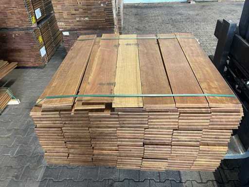 Parquet d’extérieur Guyana Ipé 950x145x21mm (152x)