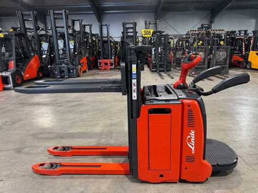 2021 Service + UVV 02/2027 Linde D12 D12HPAP 1.200 kg Duplex Free lift Initial lift truck pallet truck Ant + 2.505 uur