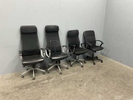 Sedia da ufficio (4 volte)