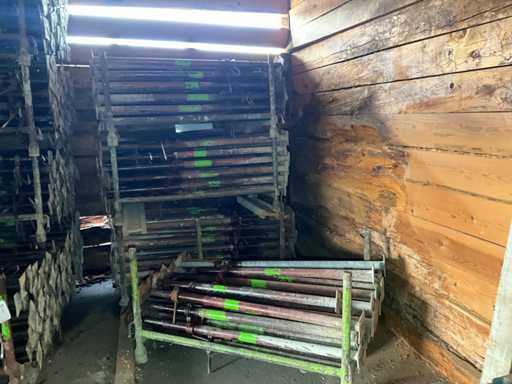 Barele cu suporturi de tavan (4x)