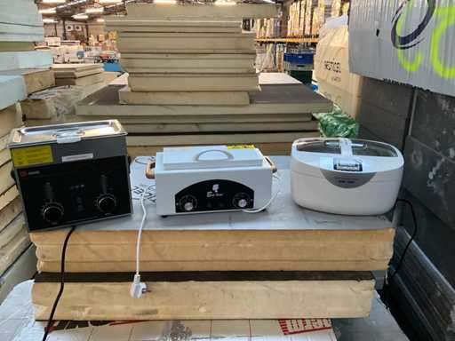 Ultrasonic cleaner (3x)