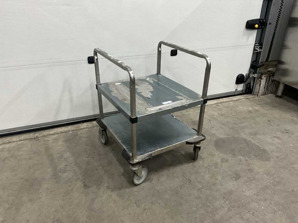 Rieber serving trolley for thermo box