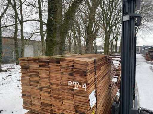 Angelim Pedra beschoeiingsplanken 1500-3000x150x20mm (150x)