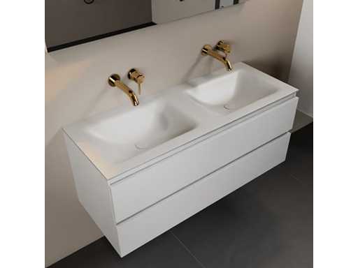 Dulap de baie alb dublu 120cm